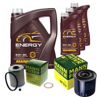 Mann Inspektionspaket 8L Mannol Energy 5W-30 FüR Renault Espace III 2.2 12V TD