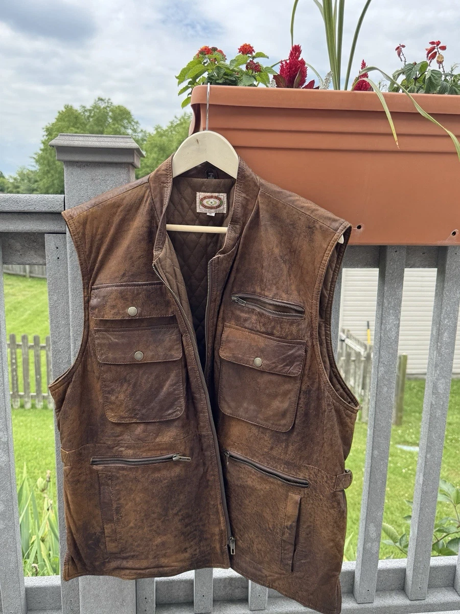 ジャケット・アウター BANANA REPUBLIC Leather Vest vintage banana republic vest products for sale | eBay