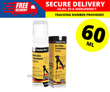Cassiel Pet Antimicrobial Spray 60ml Cat Dog Skin Wound Fungus Ringworm Itching