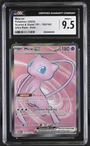 Mew ex 193/165 Sv: Scarlet & Violet 151 Holo CGC 9.5 🔥