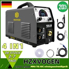 Saldatrice Inverter 4 IN 1 MIG MAG MMA TIG Lift Synergy 250A Acciaio Alluminio Flux