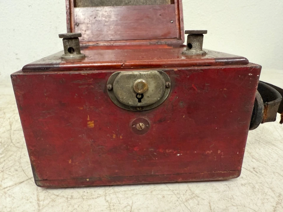 Vintage Keystone Electrical Instrument Co. Метр — деревянный корпус, США - Изображение 3 из 4