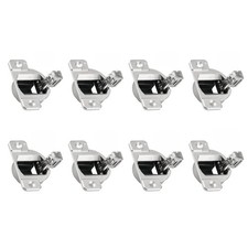 8 Pack Screw On Hinges for Blum 30.310-11.02 110 Degree Mounting Plate Premium