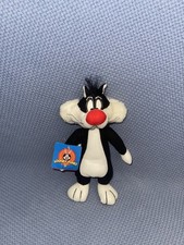 Looney Tunes Sylvester Cat 1997 New Stuffed Plush Doll Toy Figure VTG Warner TV