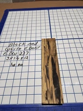 Black and White Ebony  Wood turning  blank   3 " x 1 1/4 " x 12   " EBW237