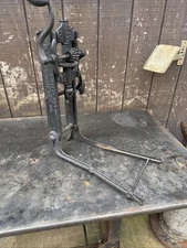 Antique Vintage Barn Beam  Auger Drill Press Buckeye  Boss  Farm Parts or Repair