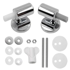 Universal Toilet Seat Hinge Replacement, 1 Pair Quiet Slow Soft Close Toilet ...