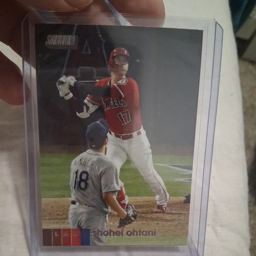 SHOHEI OHTANI FINISHING SWING - 2020 Stadium Club #145 LA Angels MVP