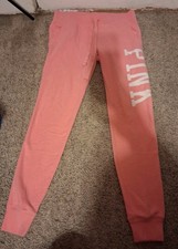 VICTORIAS SECRET PINK CLASSIC JOGGER "PINK" SWEATPANTS XS