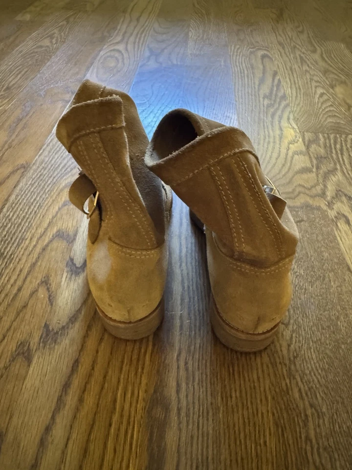 Botín para mujer Jimmy Choo talla 38,5 cuero gamuza tostado excelente sin caja Foto 4 de 4