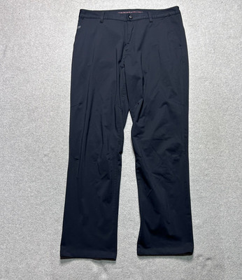 Rhone Commuter Slim Fit Pants Mens 33 X 30 Black Performance Stretch