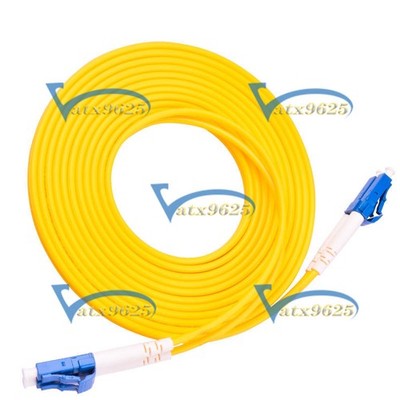 100m Duplex Single Mode PVC 3.0mm LC UPC to LC UPC Fiber Optic Patch Cord Cable