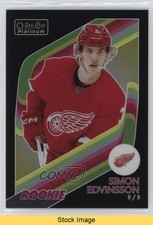 2023 O-Pee-Chee Platinum Retro Pack Wars Black Variant Simon Edvinsson READ 0h9s