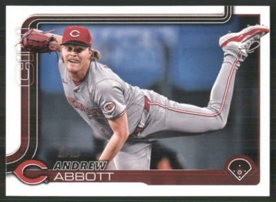 2025 Topps #140 Andrew Abbott Cincinnati Reds 44906
