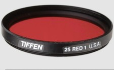 TIFFEN 58MM RED 25 CAMERA LENS FILTER FOR BLACK  WHITE FILM NEW