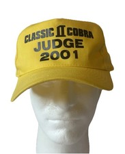 Cobra Judge Yellow Vintage SnapBack Hat. 2001