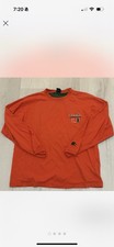 VTG University of Miami Starter Long Sleeve Mens Size L with Embroidery Logo