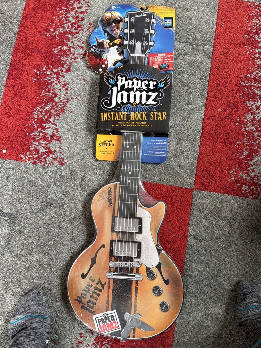 WowWee Paper Jamz Guitar Series 2 Guitar New & Sealed Bonus Songs
