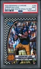 2024 Bowman Chrome University Football Black And White Stealth Refractor Jeremiyah Love #100 PSA 9