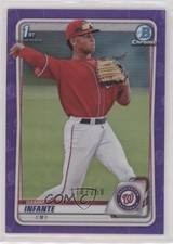 2020 Bowman Draft Chrome Purple Refractor 178/250 Sammy Infante #BD-48 sb0