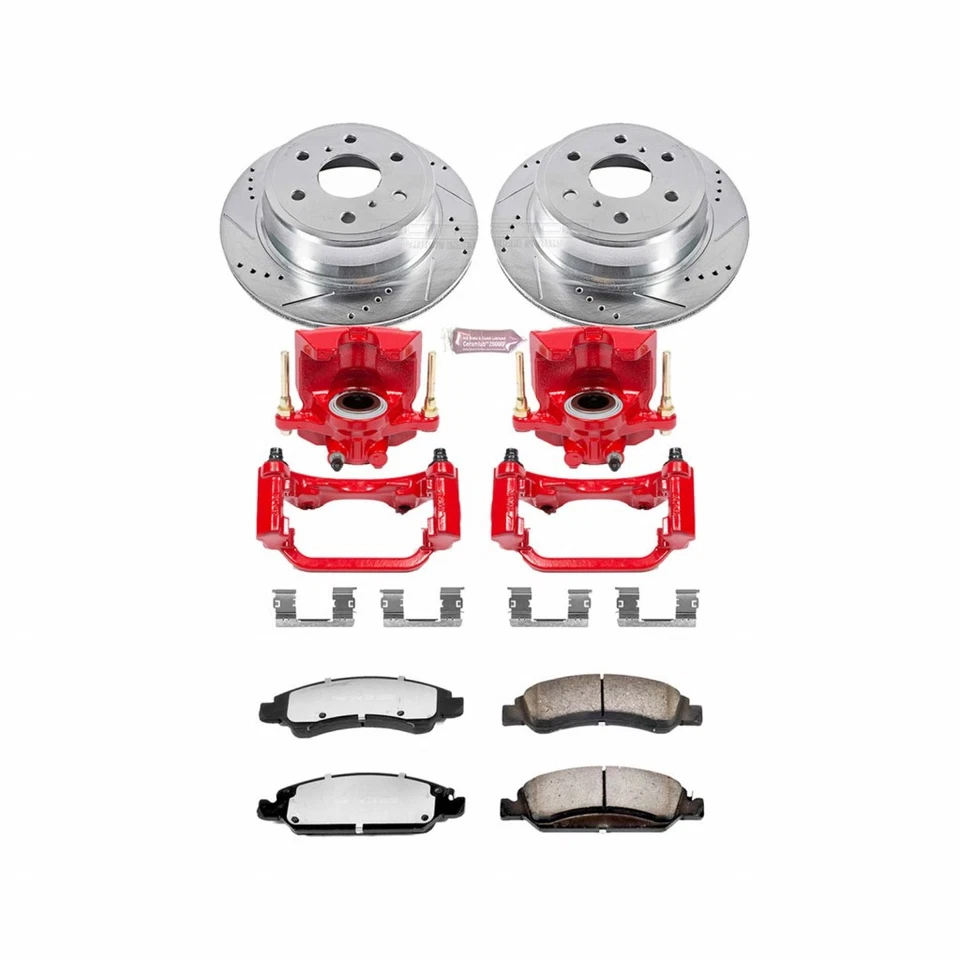Power Stop Brake Kit For GMC Yukon XL 2015-2020 Rear Z36 Truck & Tow w/ Calipers - Imagem 2 de 4