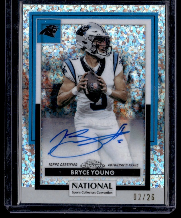 2026 Topps Chrome National Bryce Young Auto Refractor Annual #/26