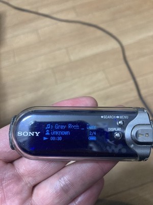 Sony NW-E407 Blue Walkman Portable Music Player Tested Battery in