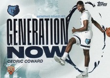2025/26 Topps: NBA-Blue Foil-Generation Now Cedric Coward (RC) Grizzlies