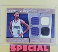 QUINCY DOUBY 2006-07 ULTIMATE COLLECTIONS QUAD MEMO.  /75  #QD  Sacramento Kings