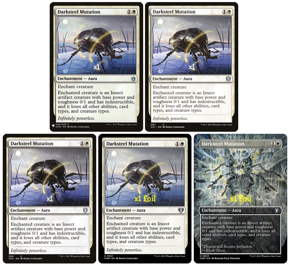 Darksteel Mutation (borderless)