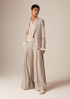 Me+Em Statement Blazer Jacke Kariert UK 8