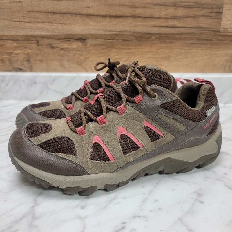 merrell outmost vent dry waterproof hiking approach shoes