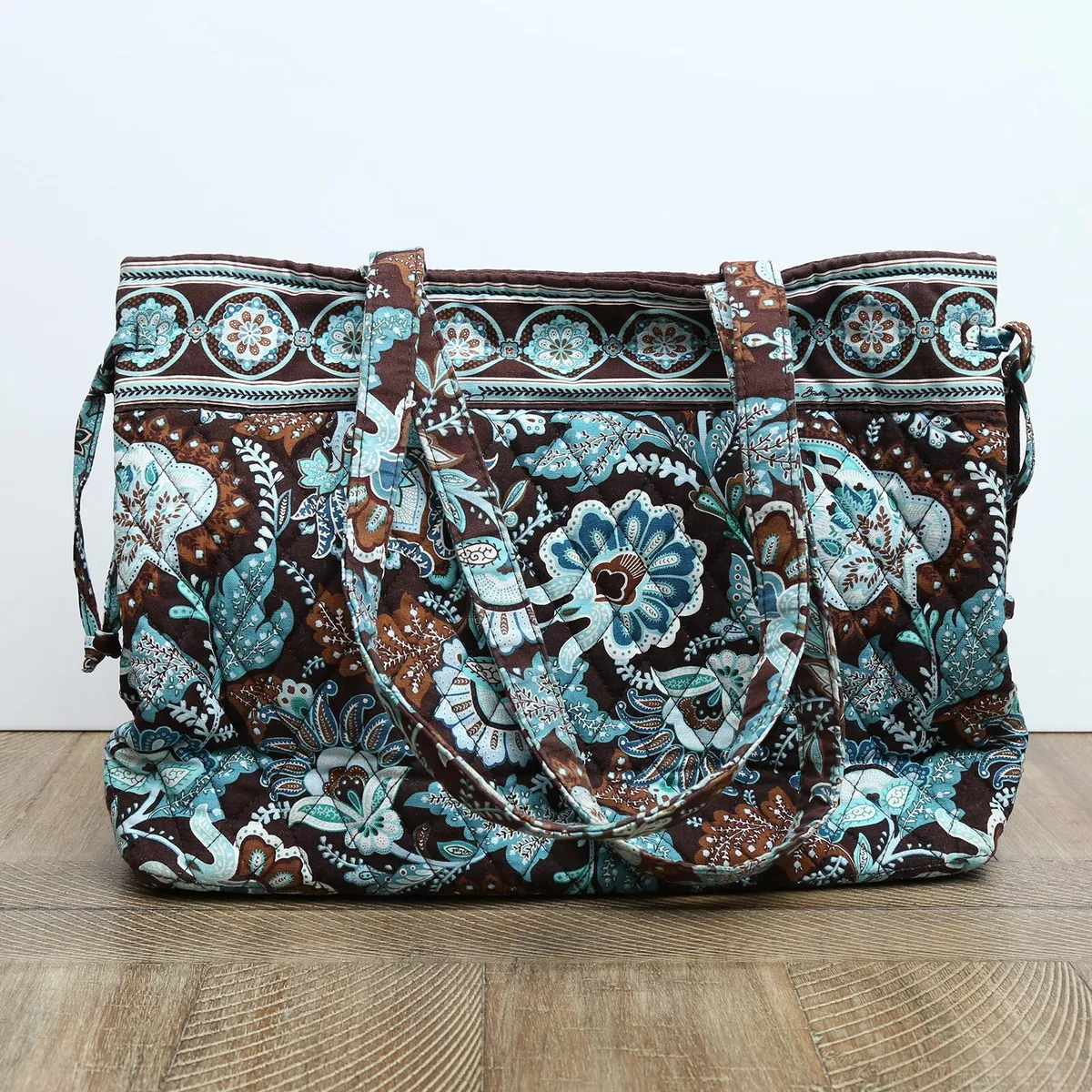 Vera bradley java blue clearance tote