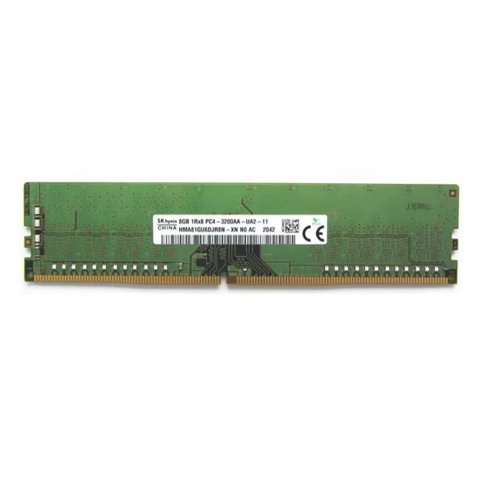 Hynix 32GB (4X8GB) DDR4 3200MHz PC4-25600 1RX8 UDIMM Memory Ram HMA81GU6DJR8N-XN - Image 2 of 4