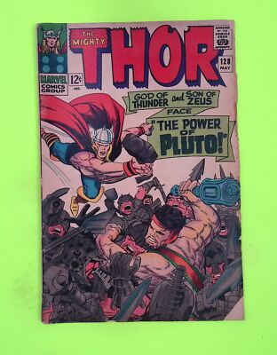 Thor #128 Vol. 1 1966 Marvel Comics 1st App 3.0 Comic Book J16-216