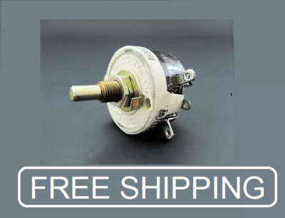 (1x) 500 Ohm - 25W Linear Power Rheostat - Made in USA - Mallory 25K500P