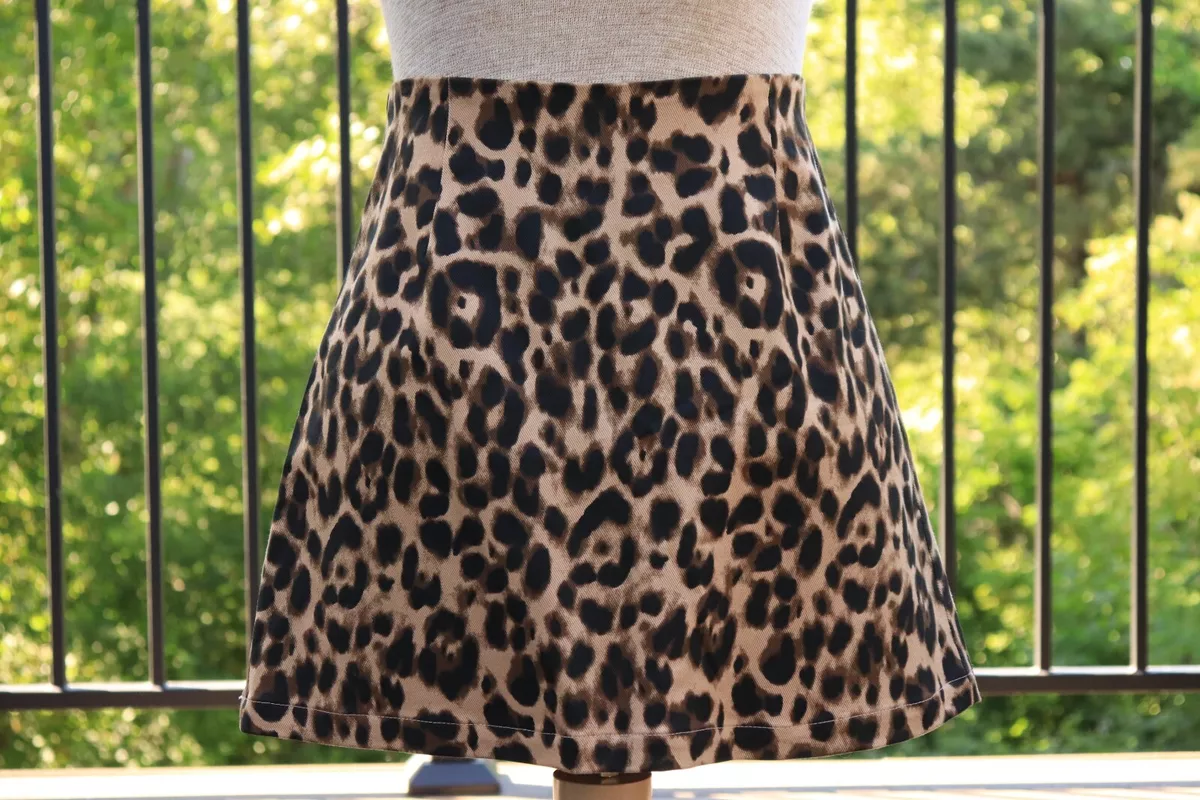 Zebra print top skirt ebay