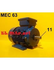 0,18 - 0,11 KW  Mec 63 2800-900 Giri Motore Elettrico Trifase 2 Velocità