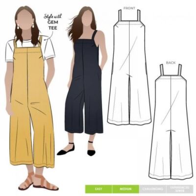 Style Arc Schnittmuster Mildred Jumpsuit Gr. 18-30