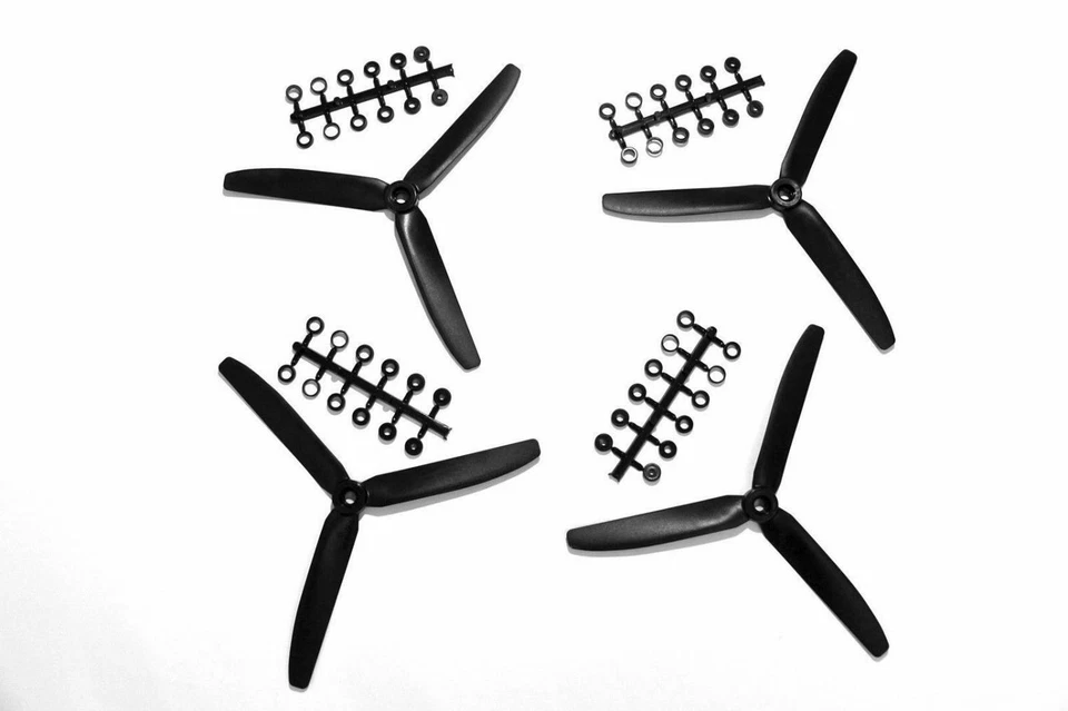 (10 x 6)" Zoll GWS 3-Blatt Propeller 2 Stück (2x revers) Multimotor ccw - LINKS - Bild 3 von 4