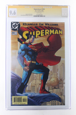 DC SUPERMAN #204 CGC 9.6 2004 SIGNATURE SERIES