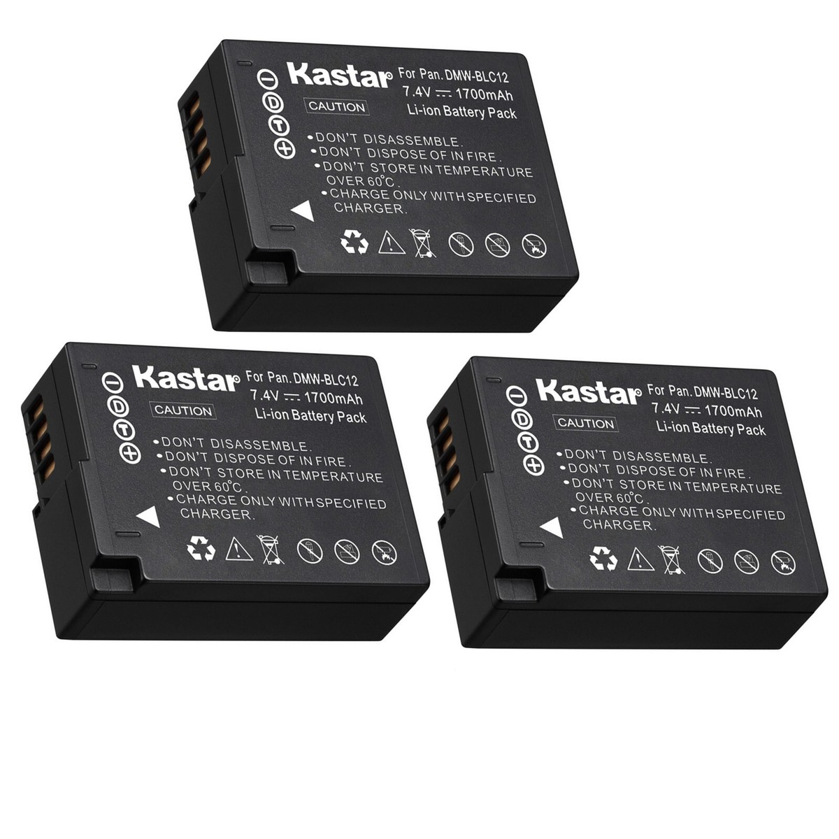 Kastar Replacement Battery for Panasonic DMW-BLC12 & Panasonic