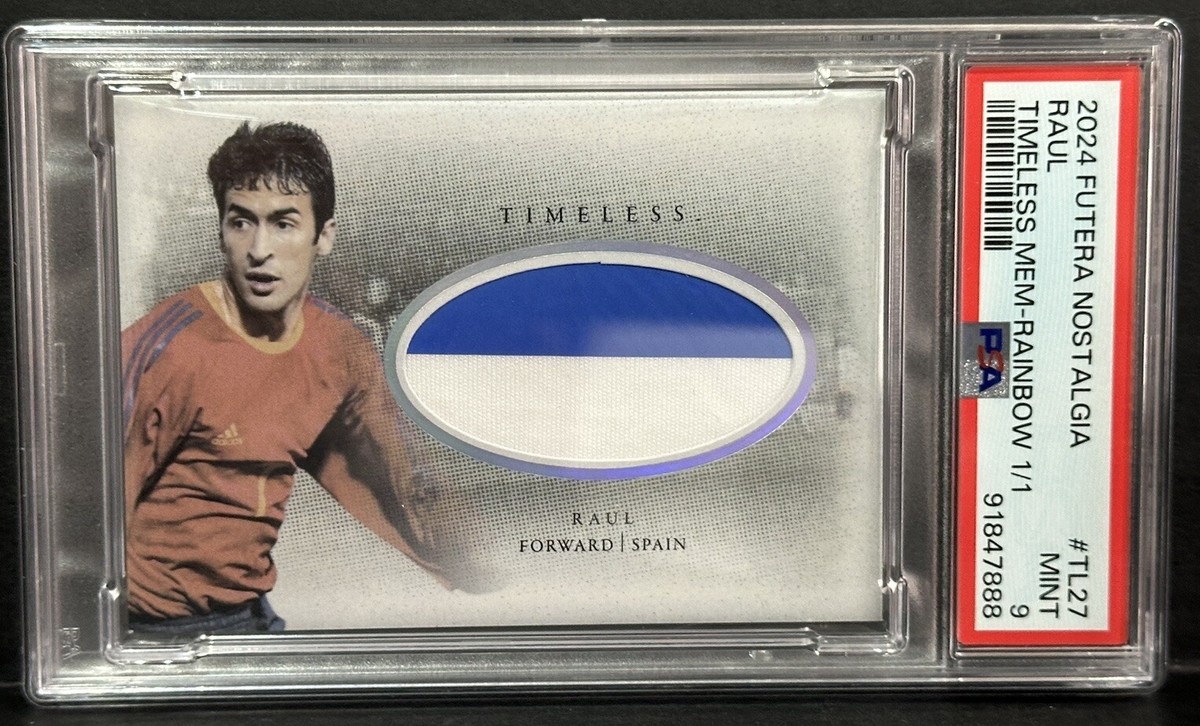 2024 Futera Unique Nostalgia Spain Legend Raul Timeless Patch
