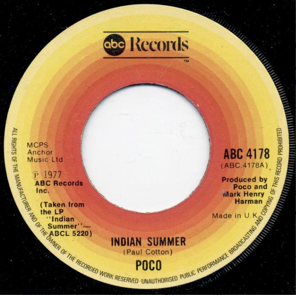 Poco – Indian Summer 45 RPM RECORD | eBay