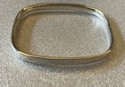 sterling silver 29.6gramme bangle Ladies 6mm Flat Wide bangle 925 Stamped