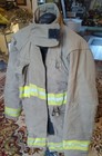 New ListingVintage Retired Firefighter Turnout Jacket Fire Coat Used Size 44x35" Pfd Ny