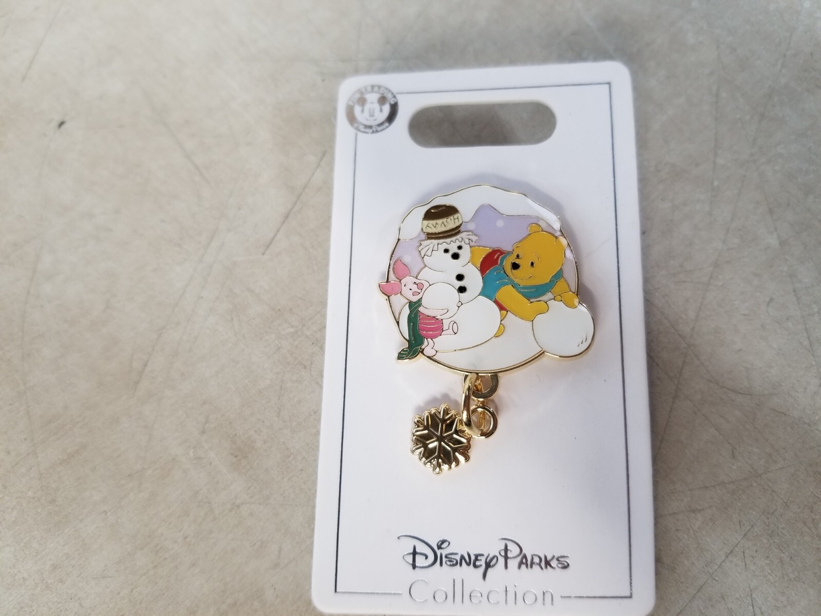 Disney Parks Weather Snow WINNIE THE POOH Pin Shanghai