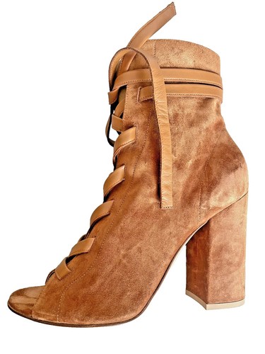 GIANVITO ROSSI Chester Beatles Black Leather Ankle Boots New