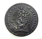 Coin button Bavaria token as button Pöllath FA in Schrobenhausen 1882 brass