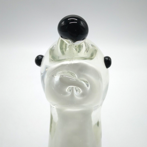 Murano Style Large Handcrafted Glass Polar Bear Figurine/Paperweight 25.2cm Tall - Picture 10 of 19